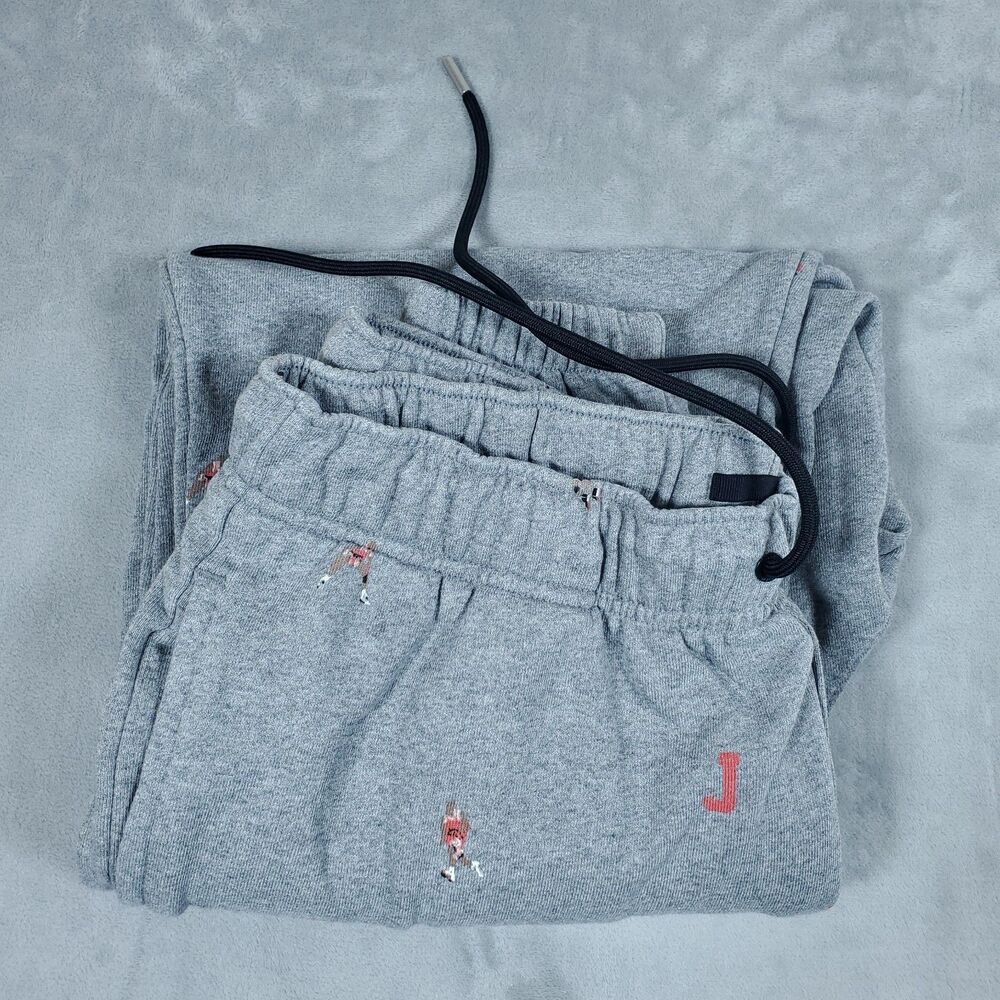 AUTHENTIC NIKE AIR JORDAN ESSENTIALS AOP CUFFED FLEECE SWEAT PANTS XL DH3519-063